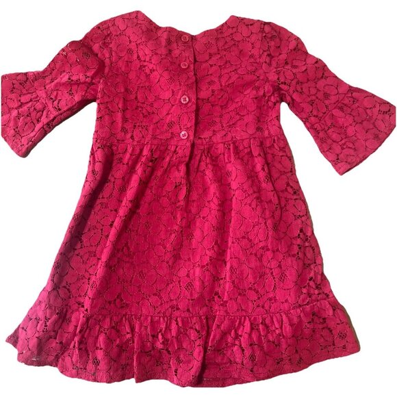 Baby Gap Red Lace Dress 2yrs - Picture 3 of 8